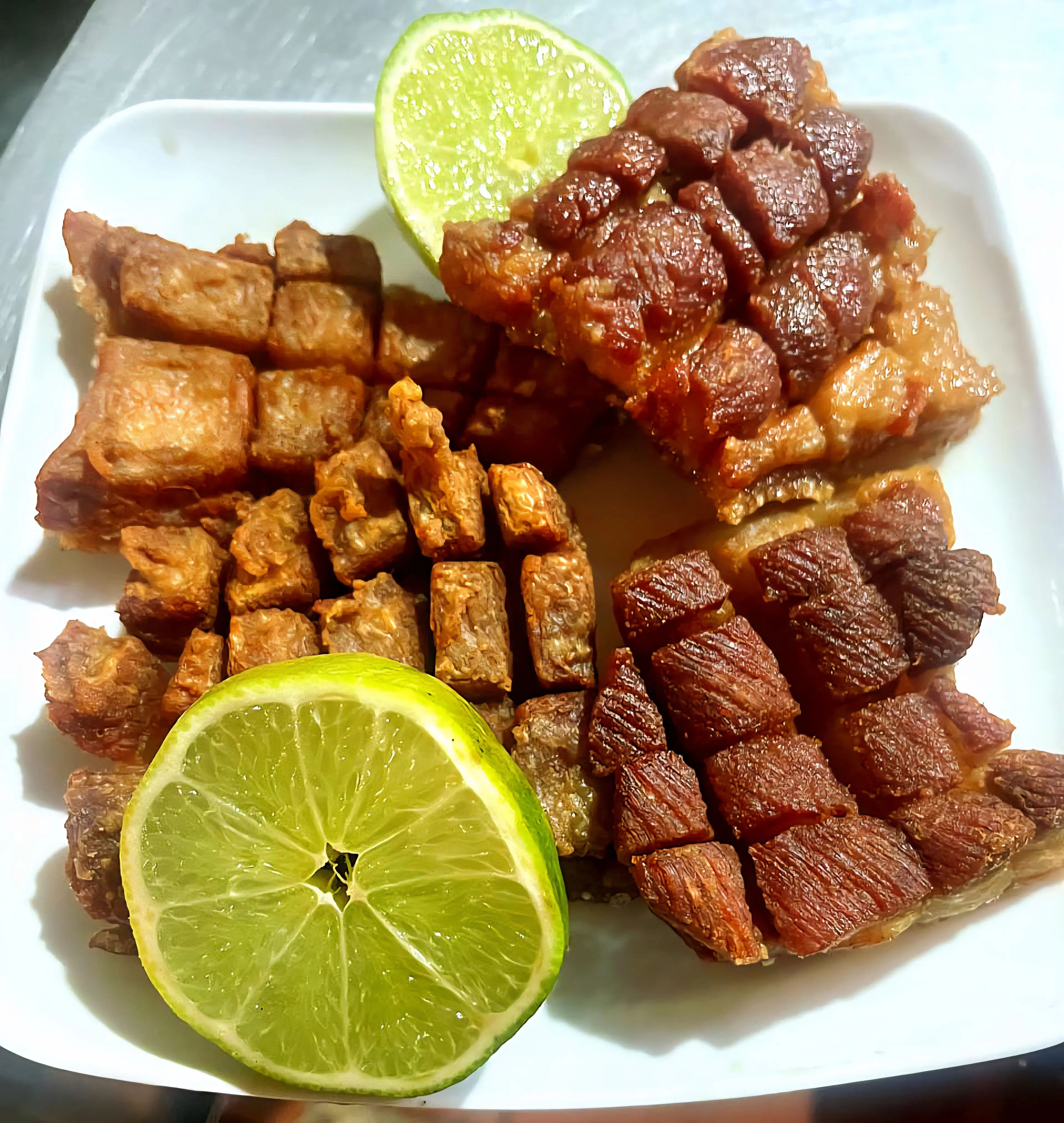 Porcion de chicharrón